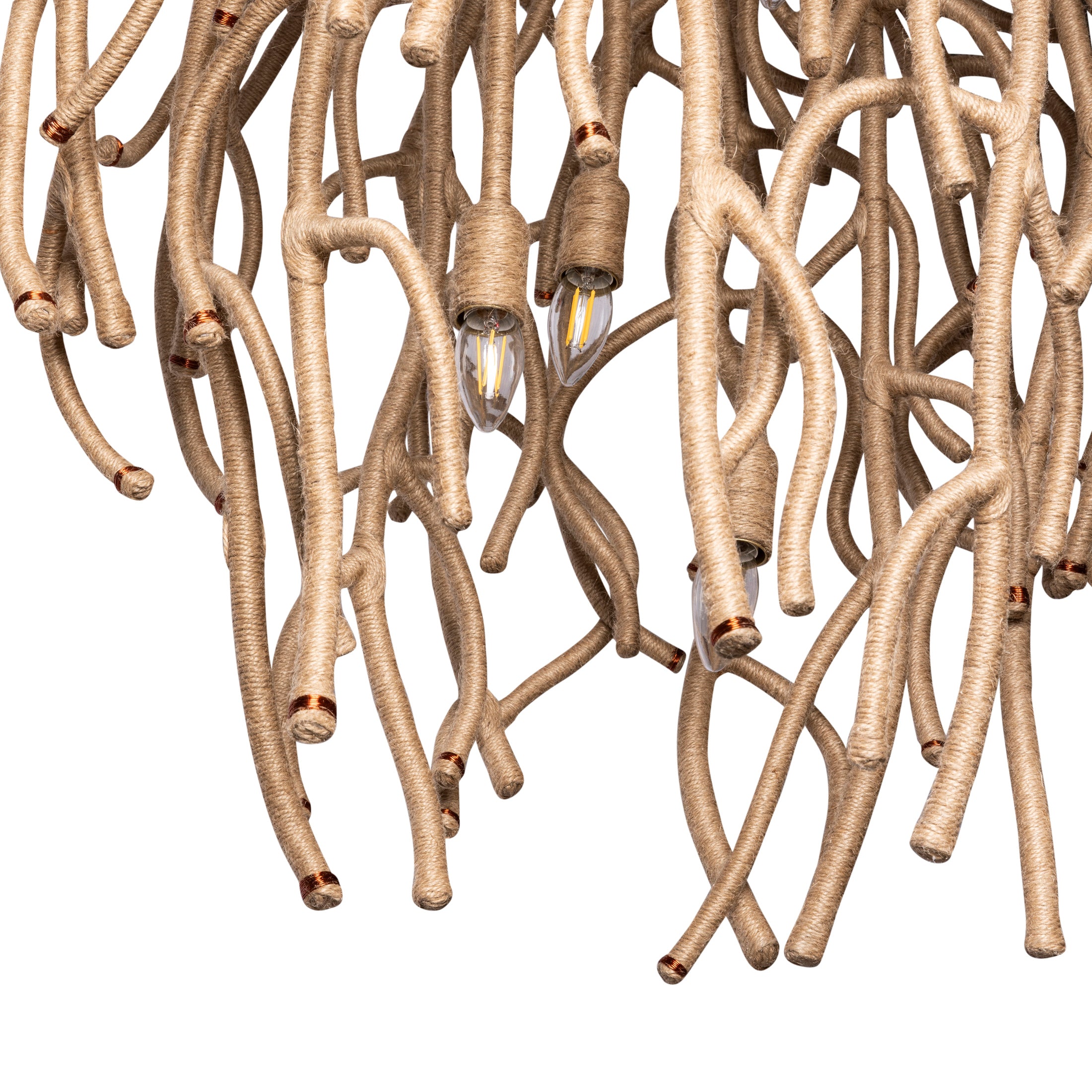 Ballito Jute Coral Chandelier