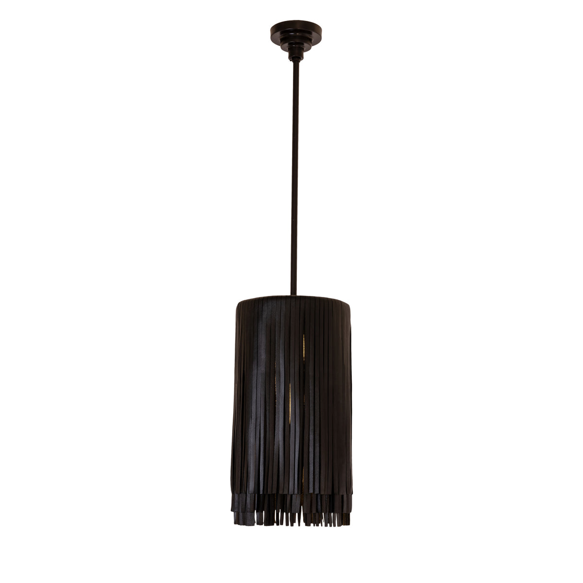 Nairobi Leather Pendant - Powder-Coated Hardware