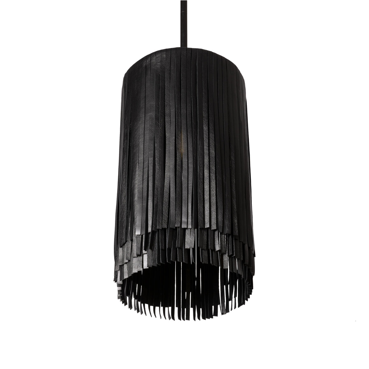 Nairobi Leather Pendant - Powder-Coated Hardware