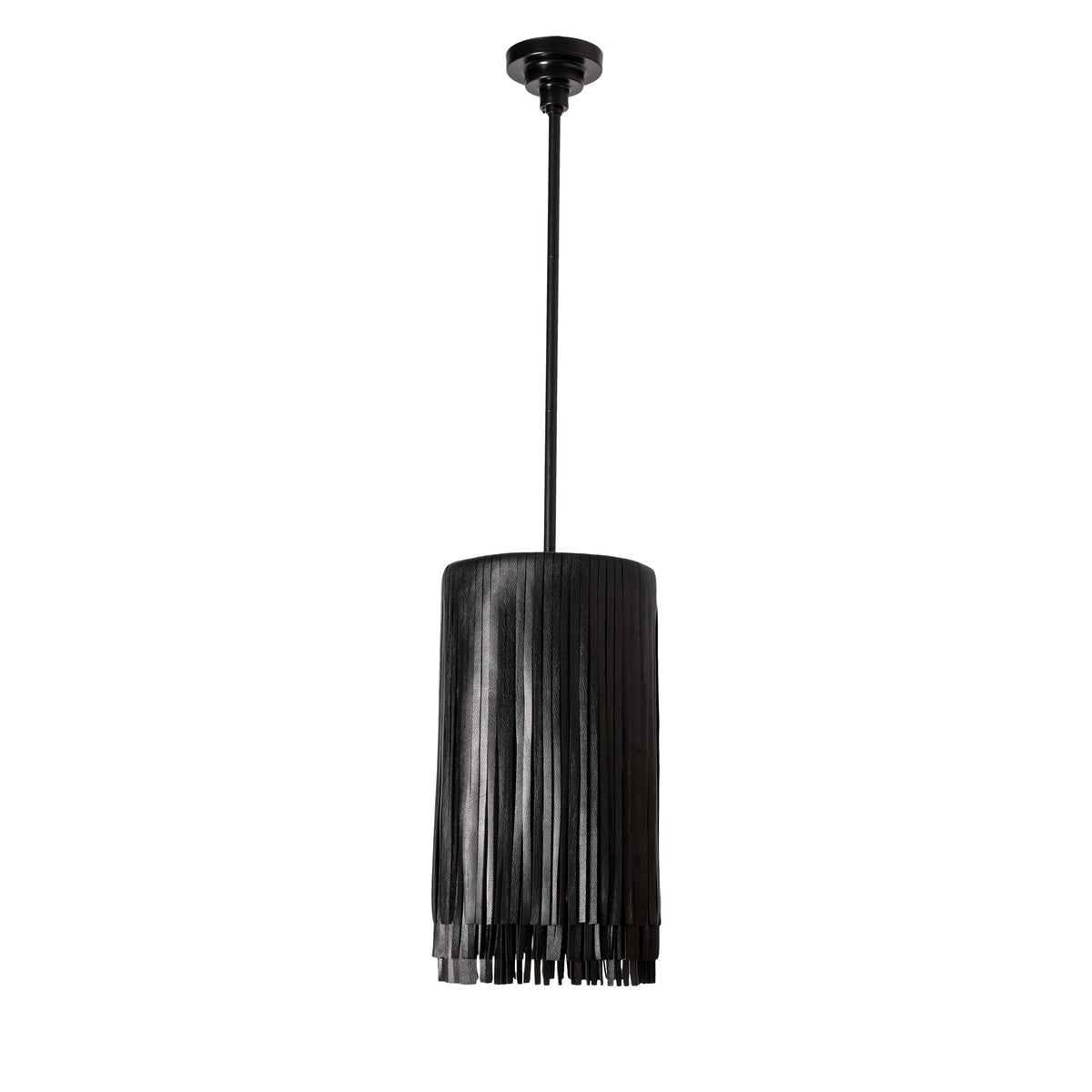 Nairobi Leather Pendant - Powder-Coated Hardware