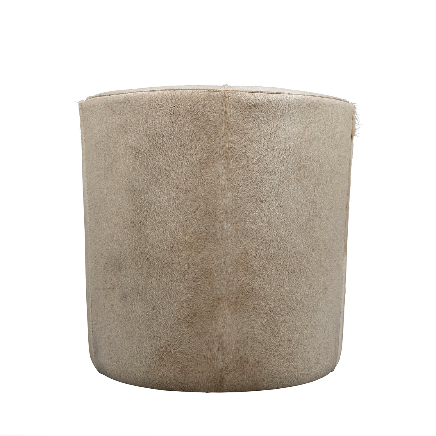 Inkomo Cream Cow Hide Barrel Chair