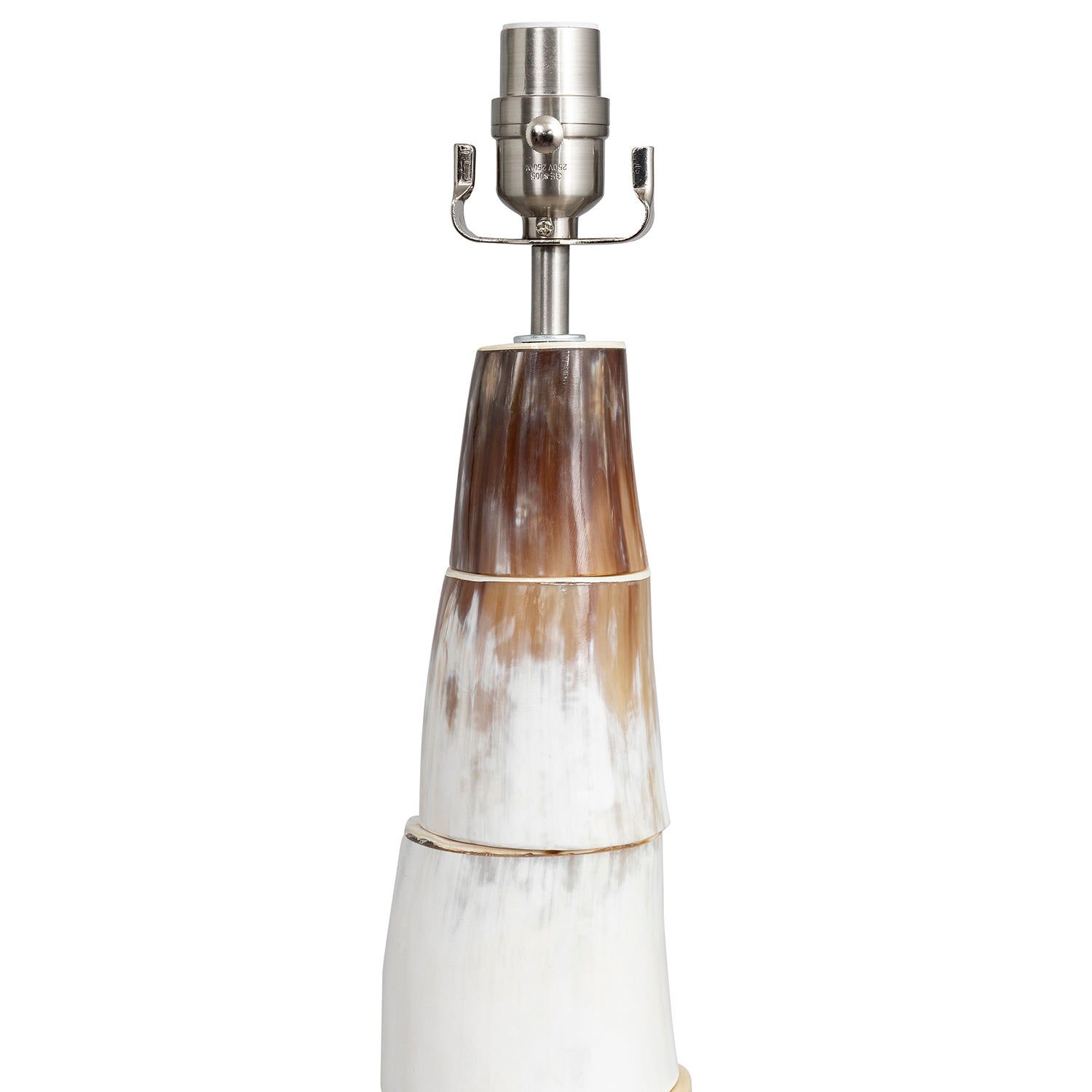 Nyota Cow Horn Disc Lamp