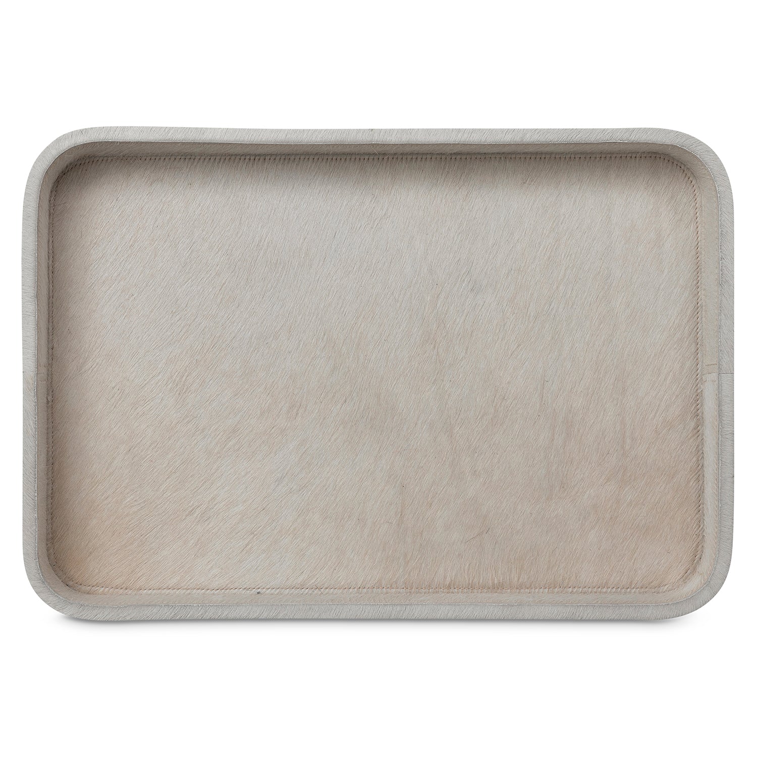 Tsala Tray - Cream Cow Hide