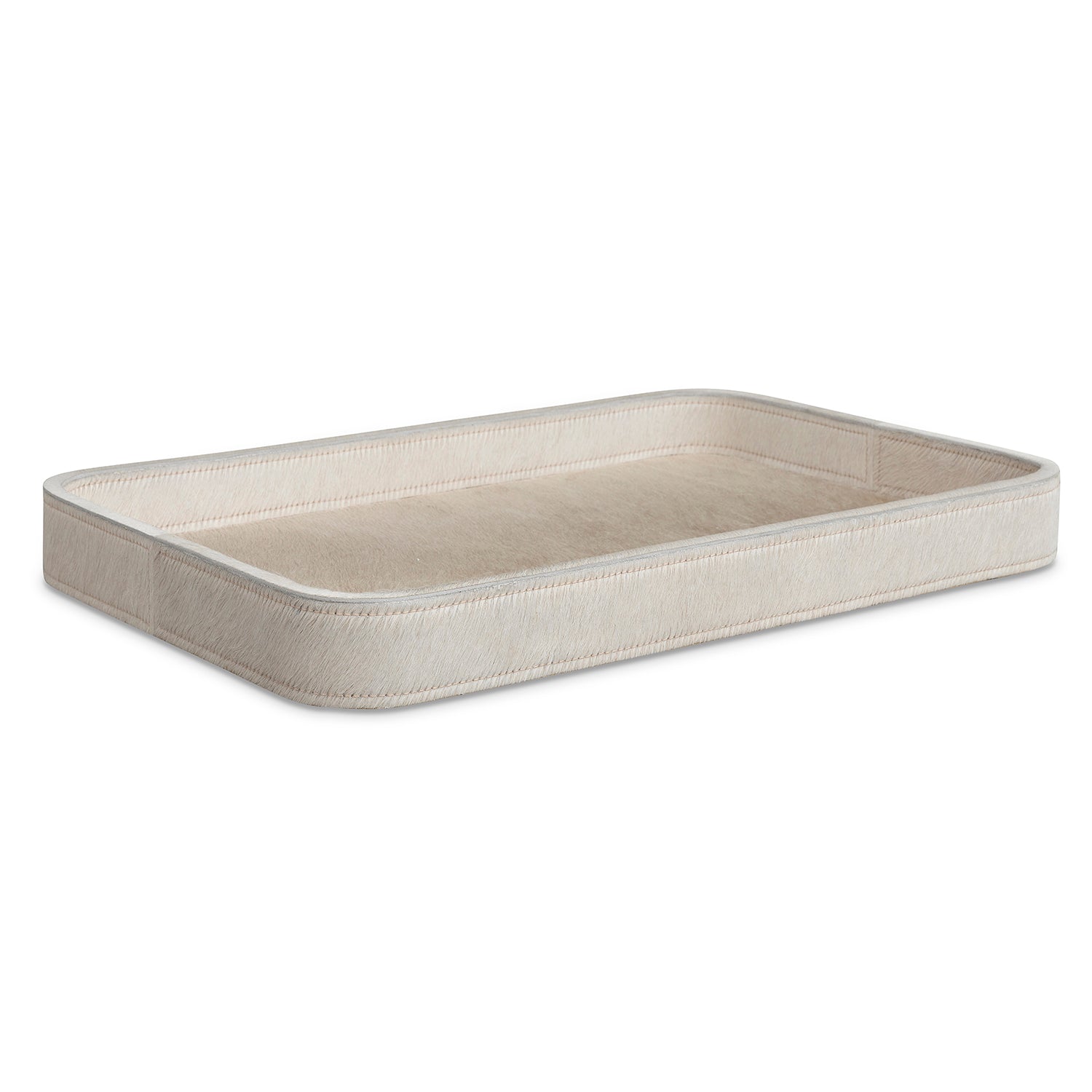 Tsala Tray - Cream Cow Hide