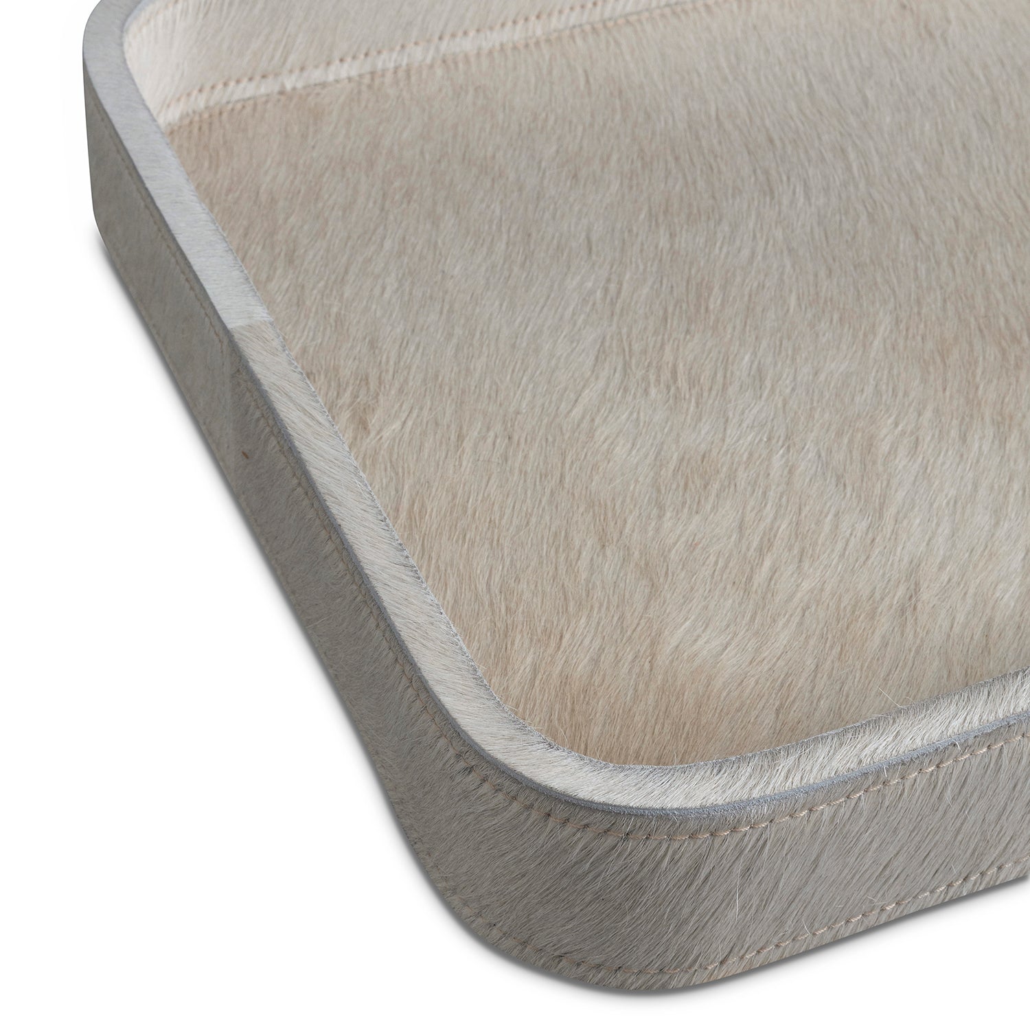 Tsala Tray - Cream Cow Hide