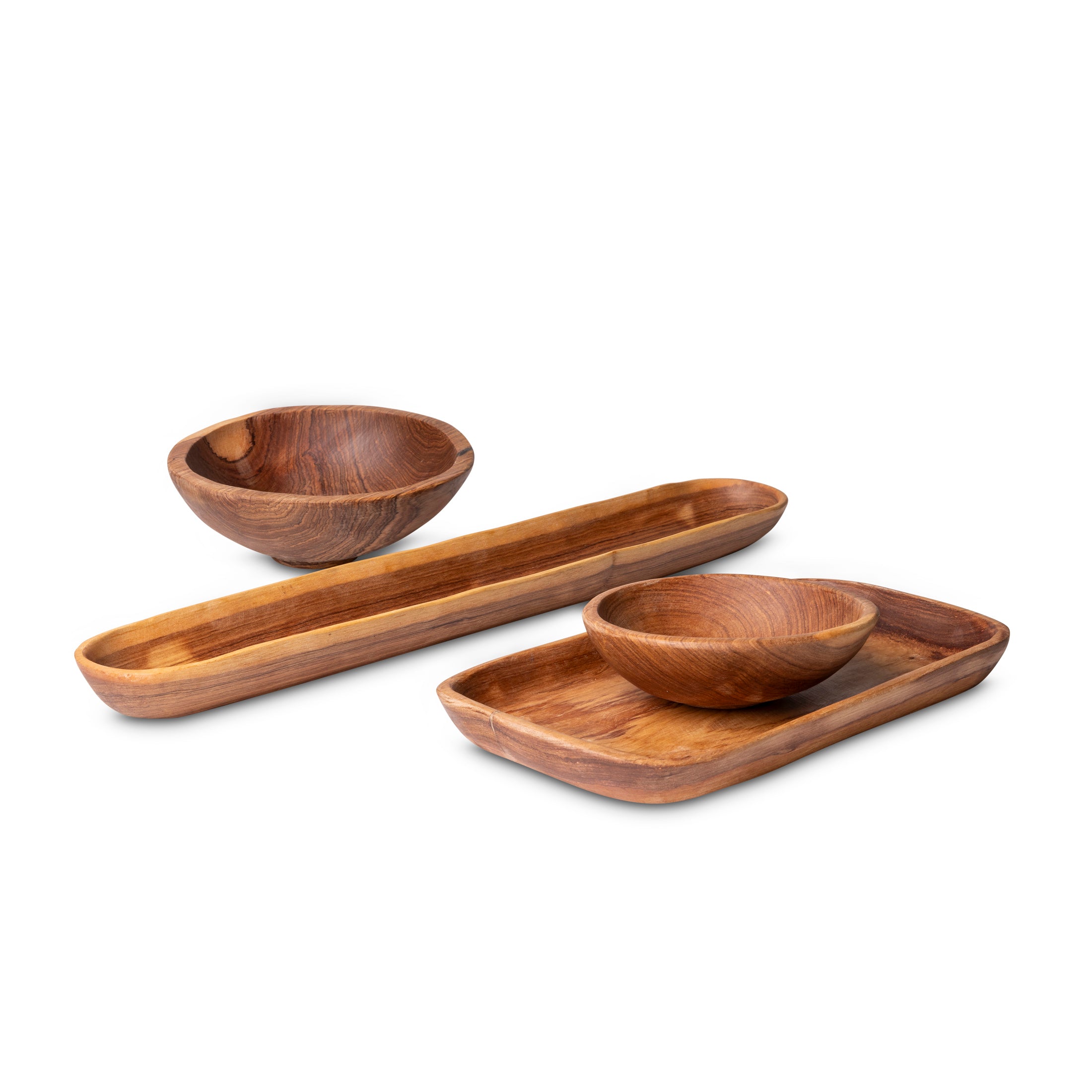 Kenyan Olive Wood Oval Bowl