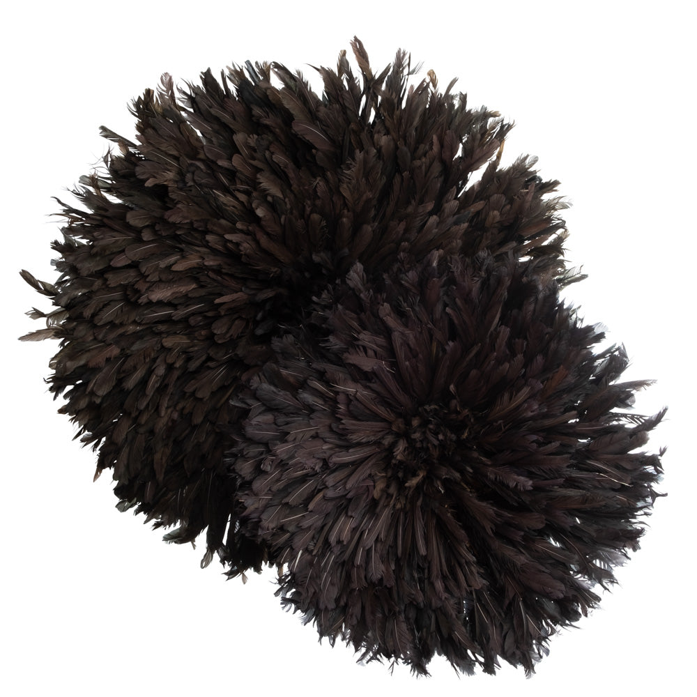 Juju Feather Hat - 20" - Black