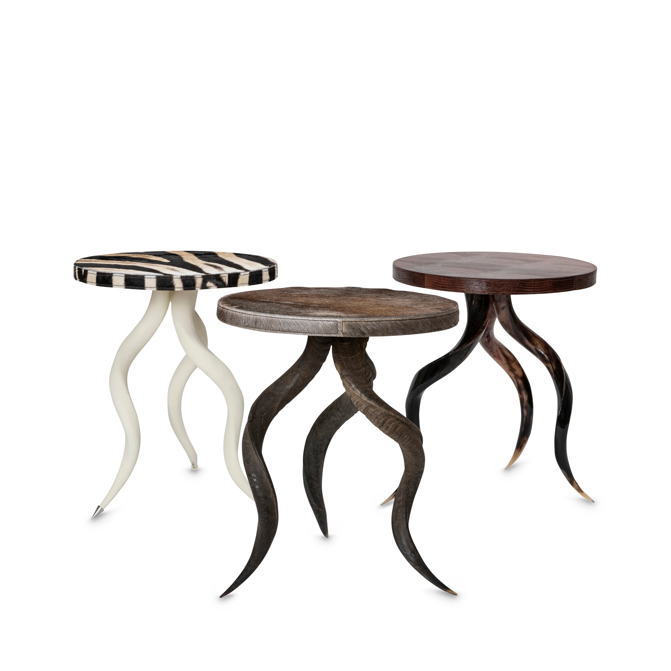 Cream Kudu Horn Table