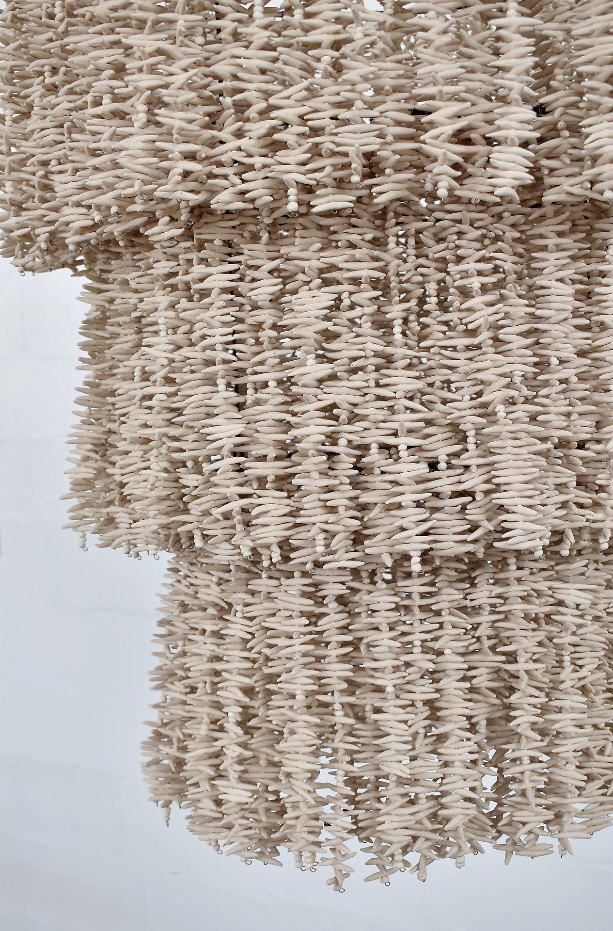 Acacia Spikey Chandelier - Ivory