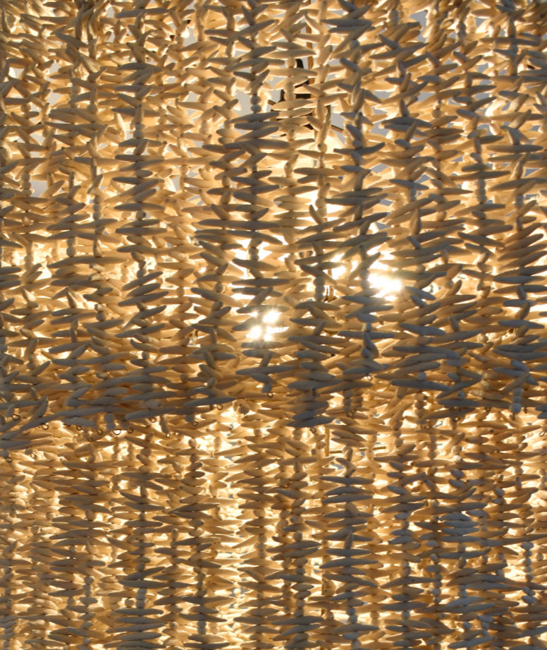 Acacia Spikey Chandelier - Ivory