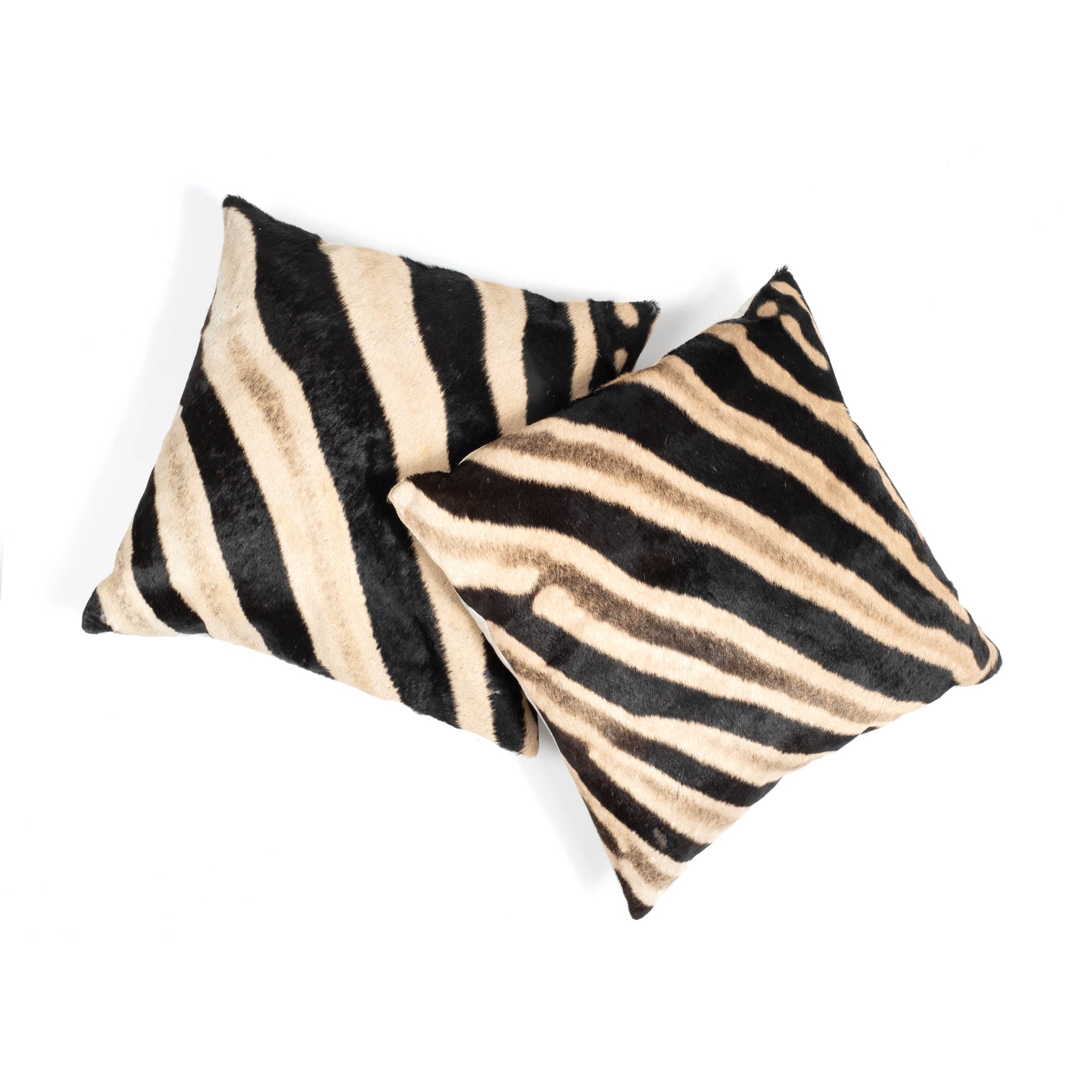 Zebra Hide Pillow - Square