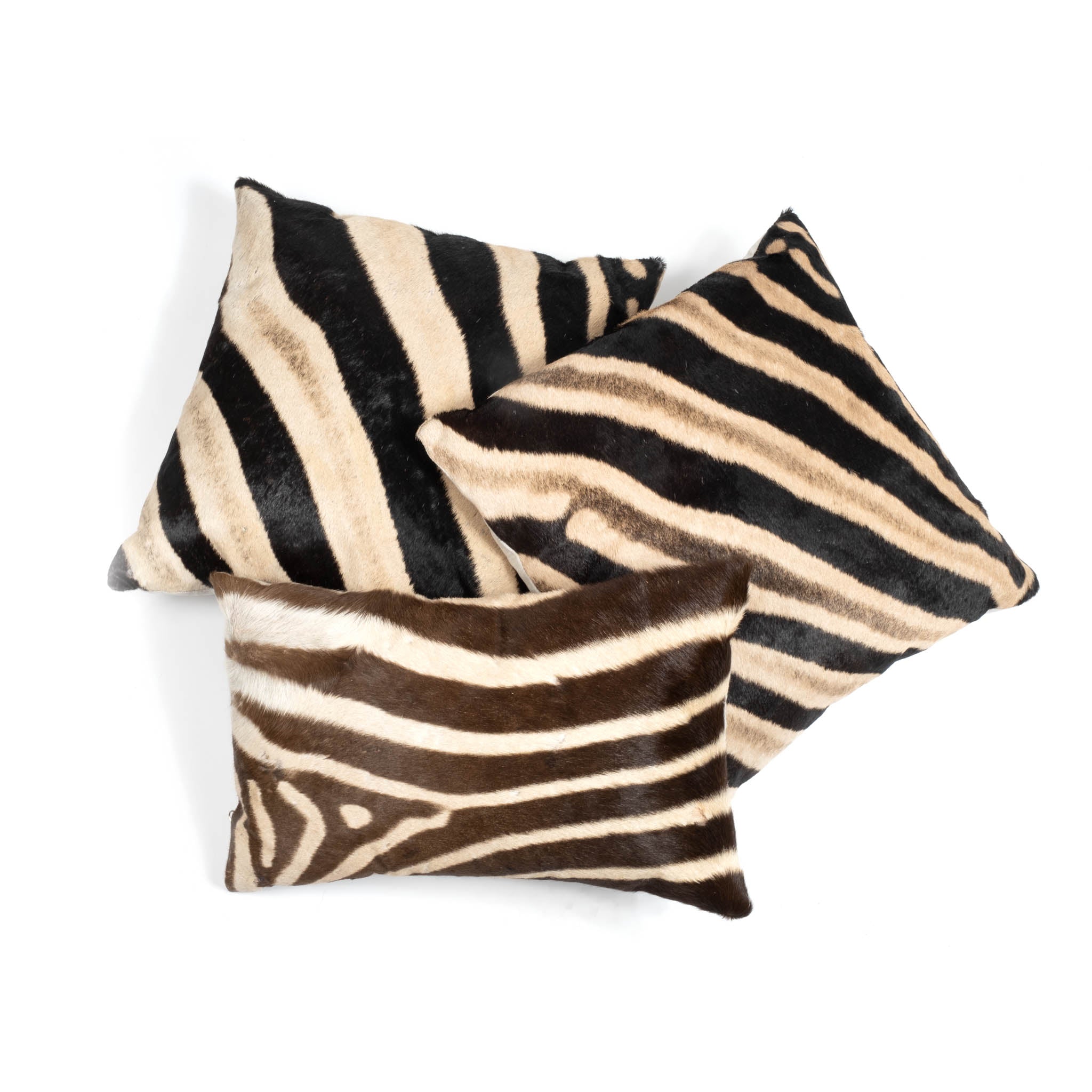Zebra Hide Pillow - Square