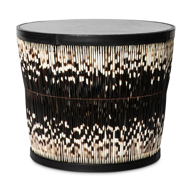 Porcupine Quill Side Table