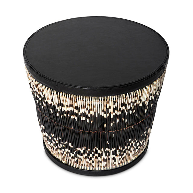 Porcupine Quill Side Table