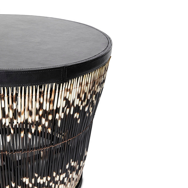 Porcupine Quill Side Table