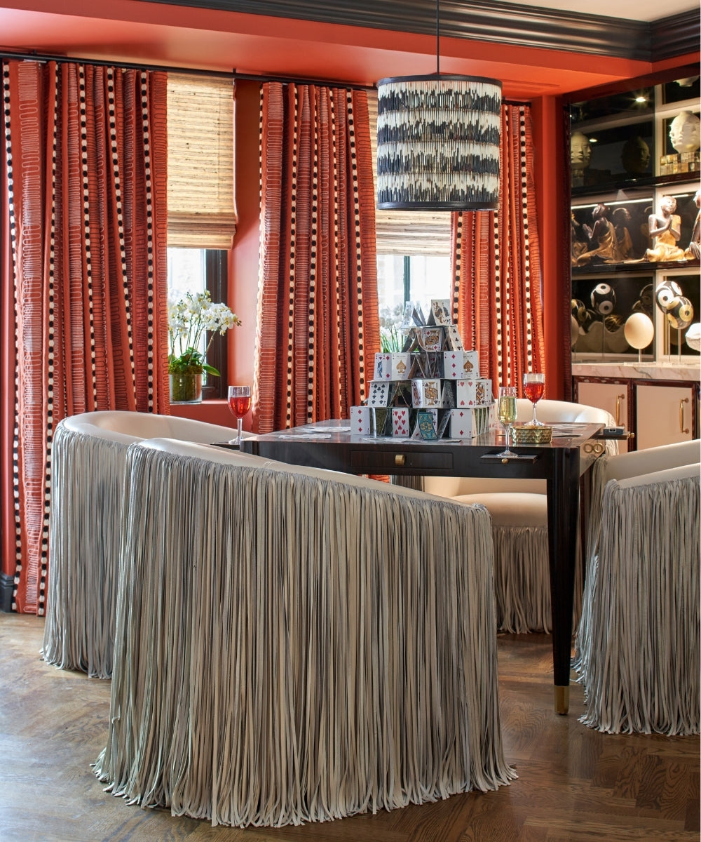 Porcupine Quill Pendant w/ Leather Trim