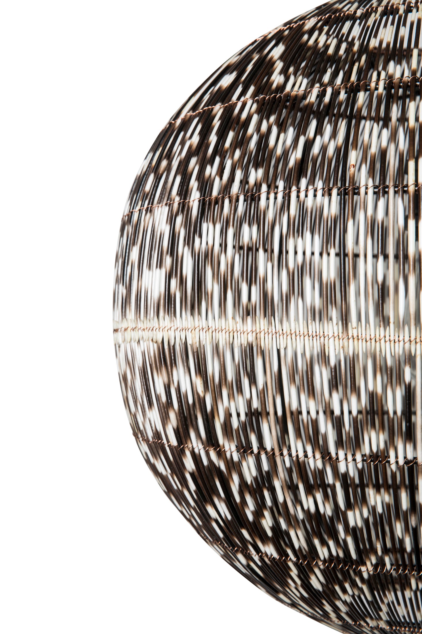 Porcupine Quill Ball Pendant