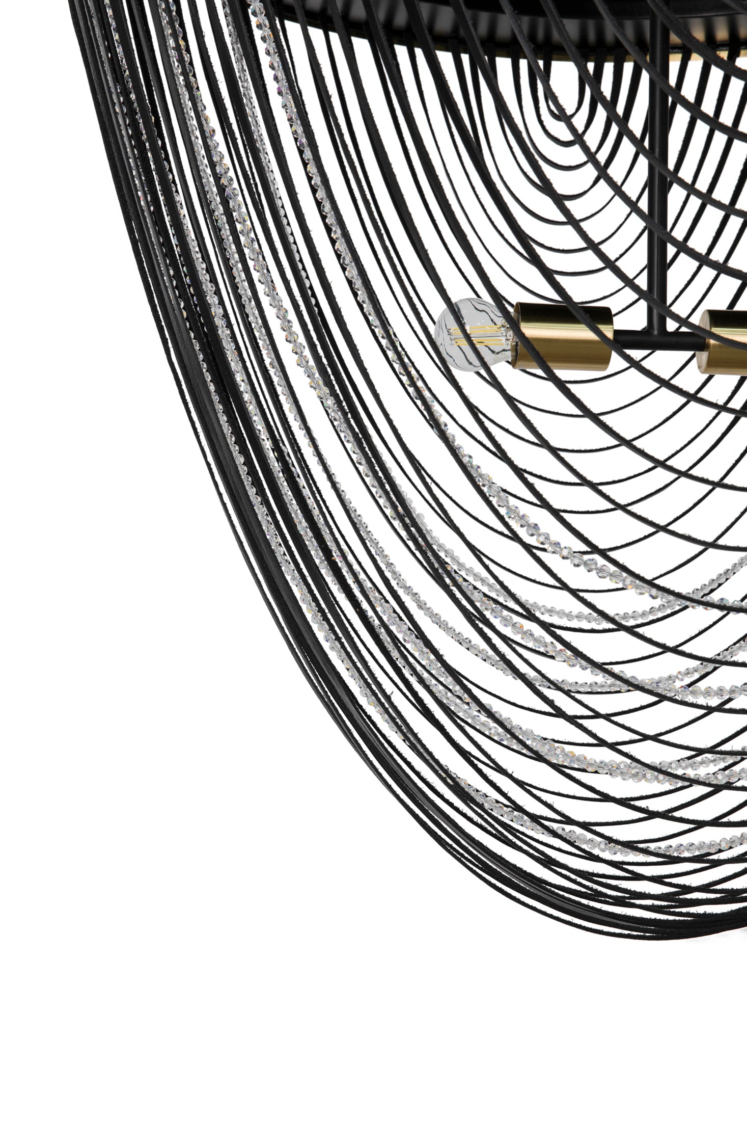 Romantic Silver Chandelier