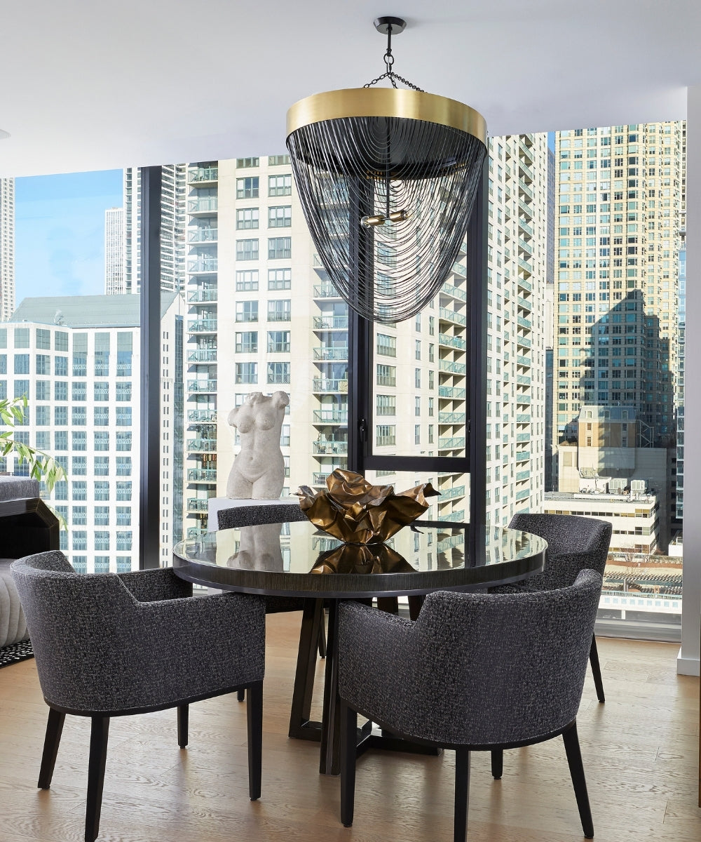 Romantic Brass Chandelier