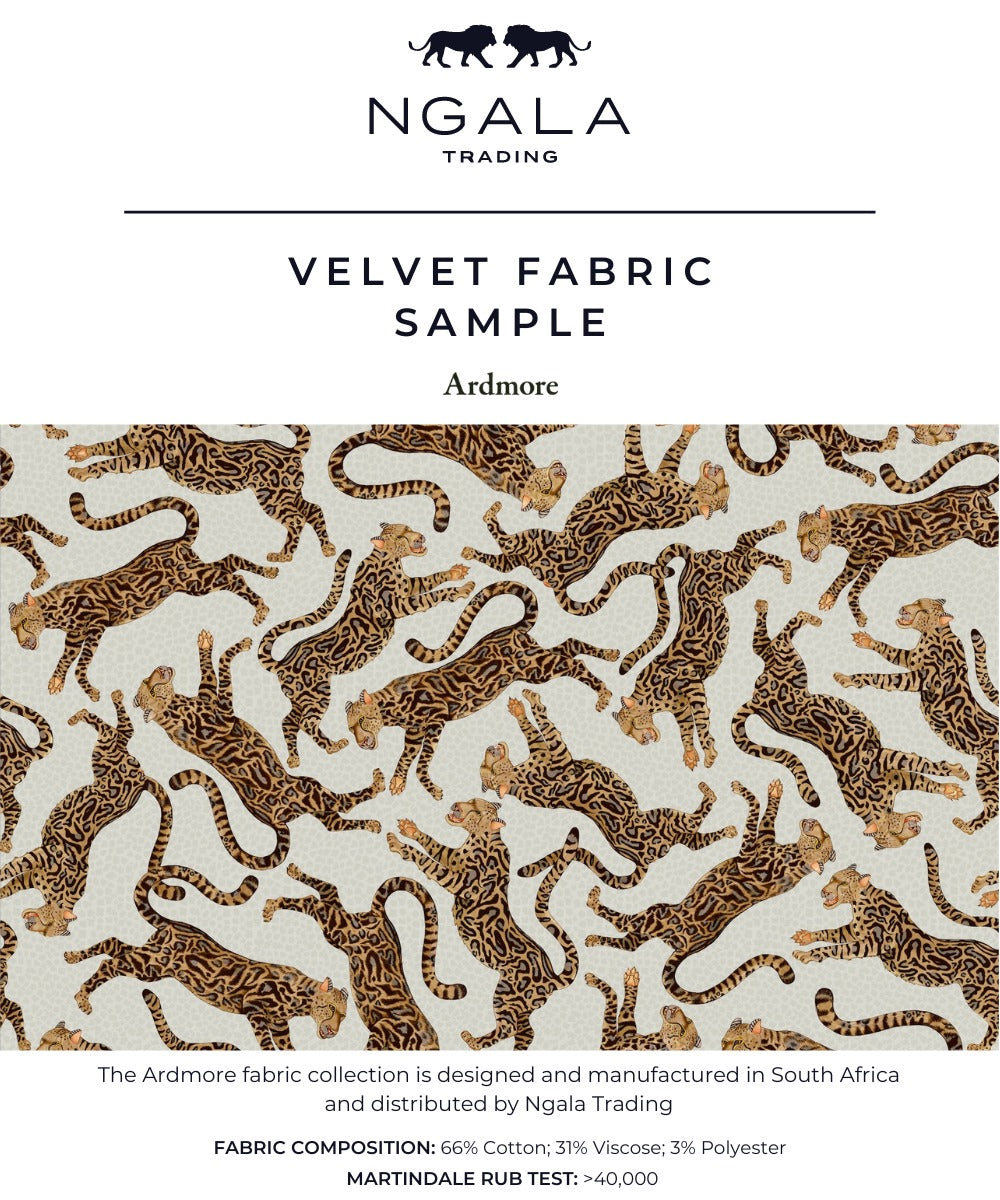 Cheetah Kings Fabric Sample