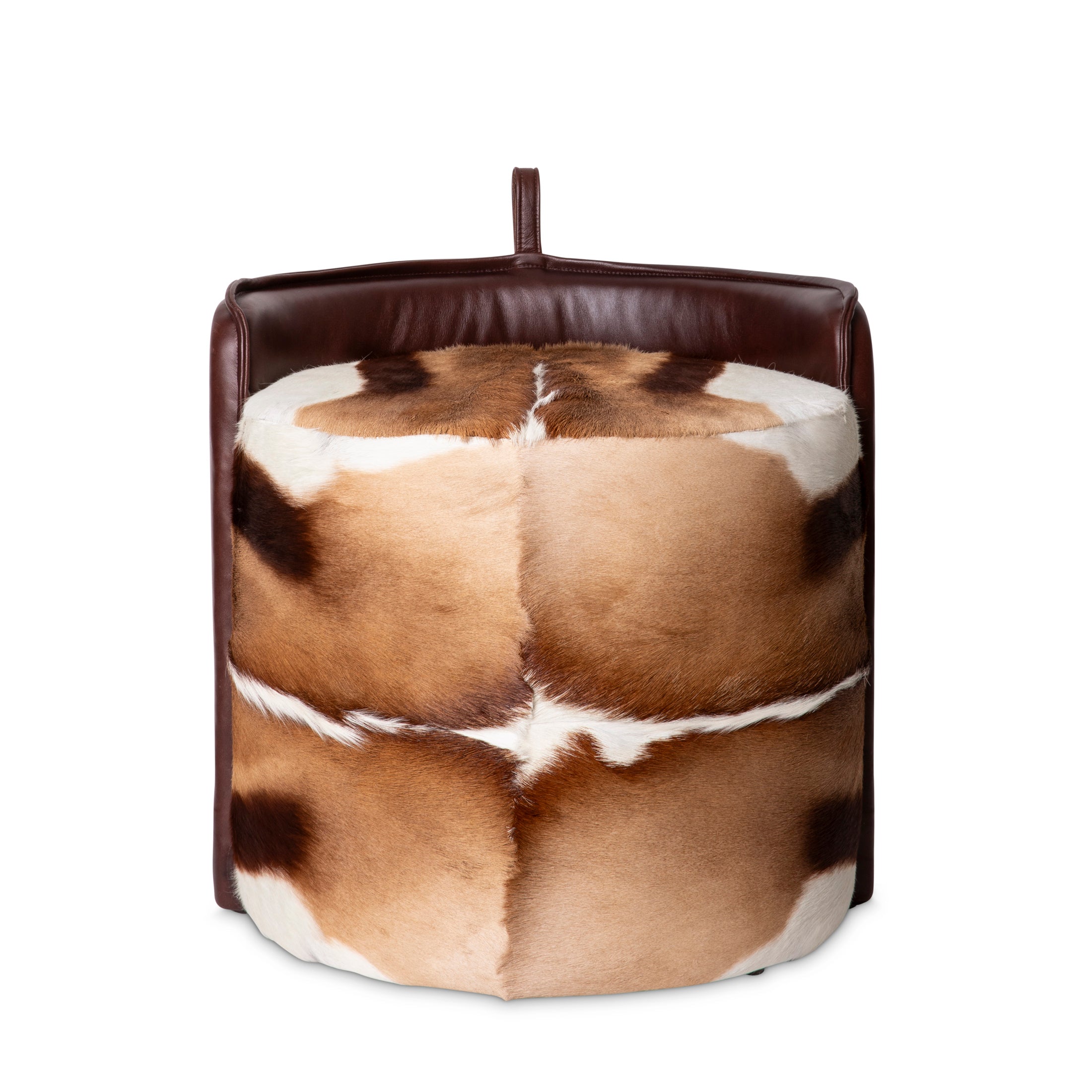 Springbok Hide & Leather Stool