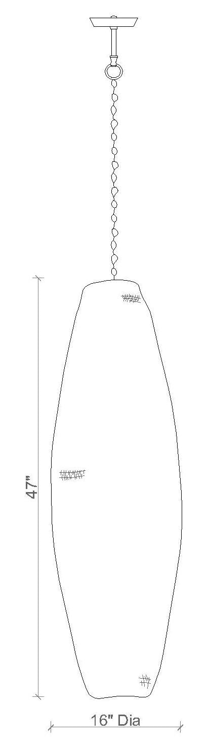 Crochted Leather Pod - Extra Large