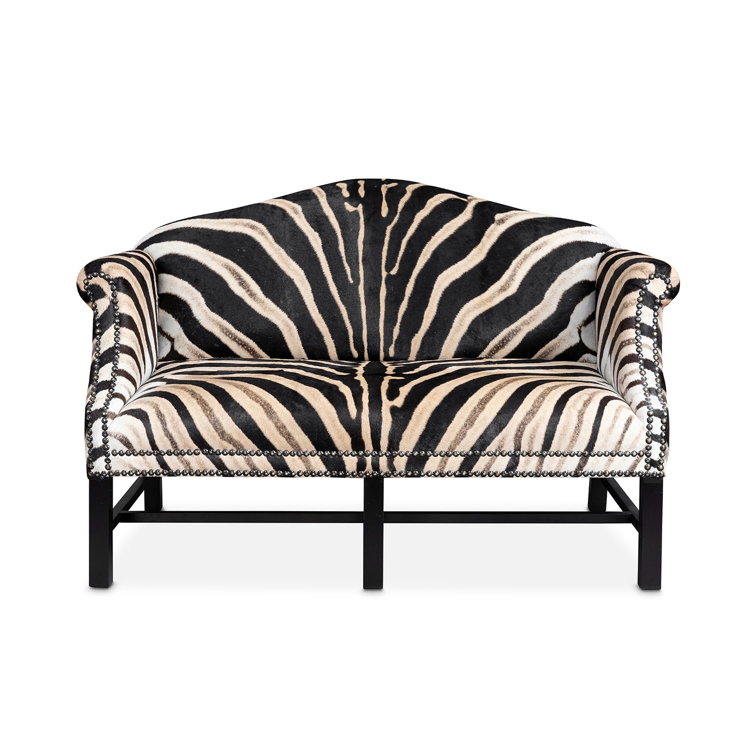 Zebra Hide Settee