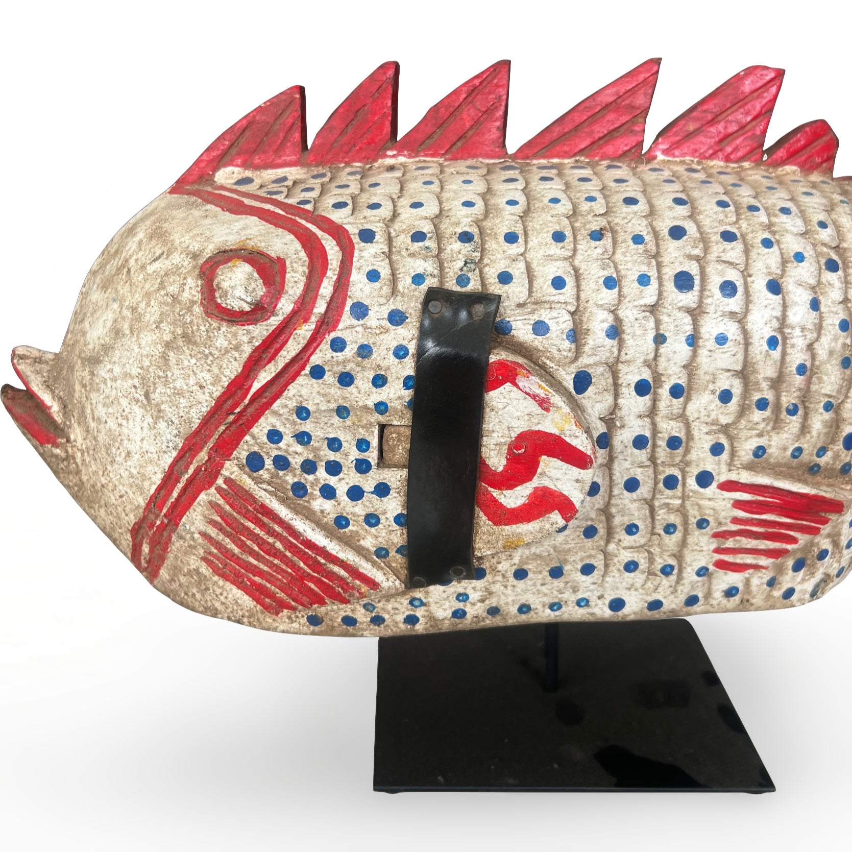 Bozo Fish on Stand - Red