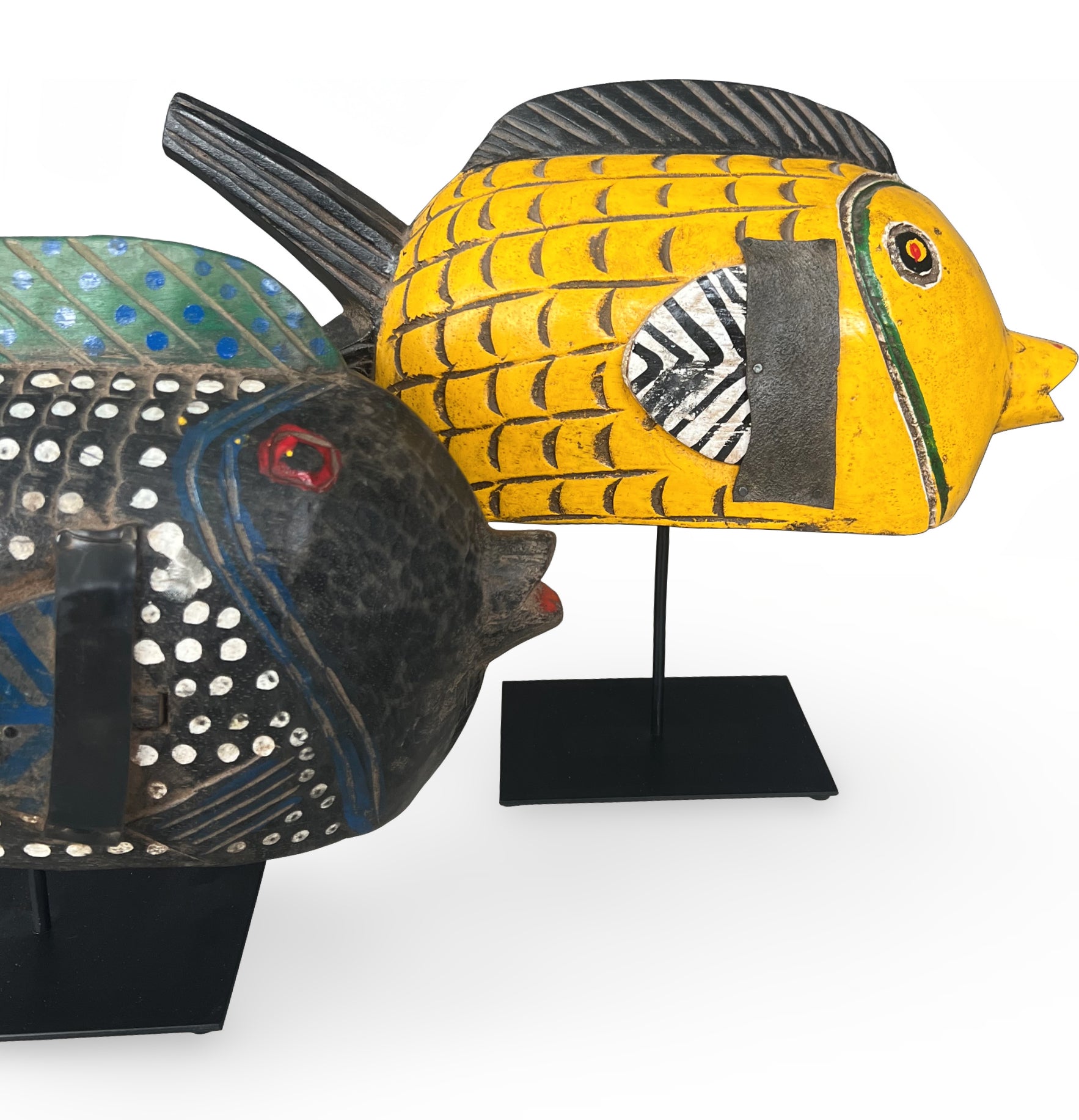 Bozo Fish on Stand - Blue