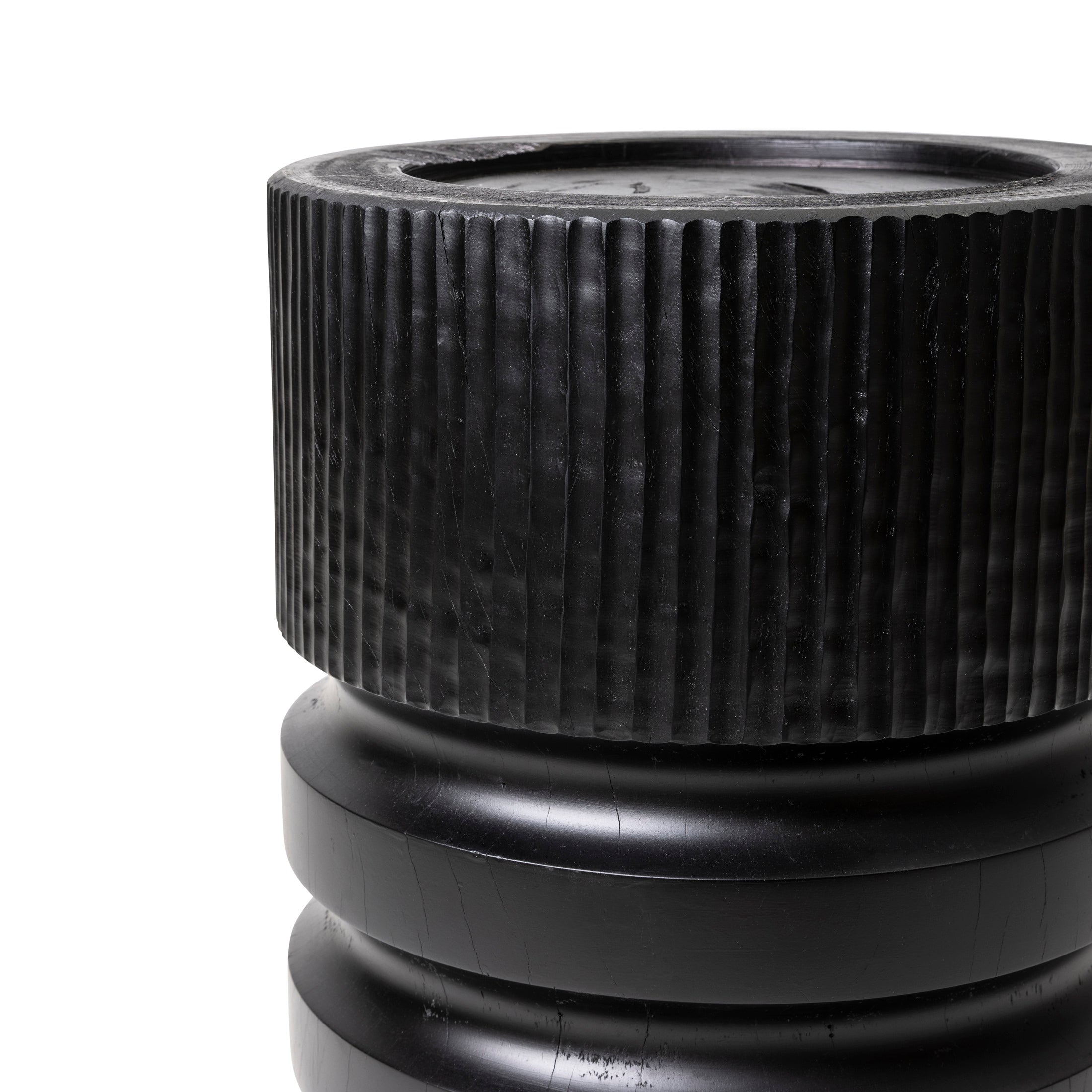 Vaal Leadwood Turned Side Table