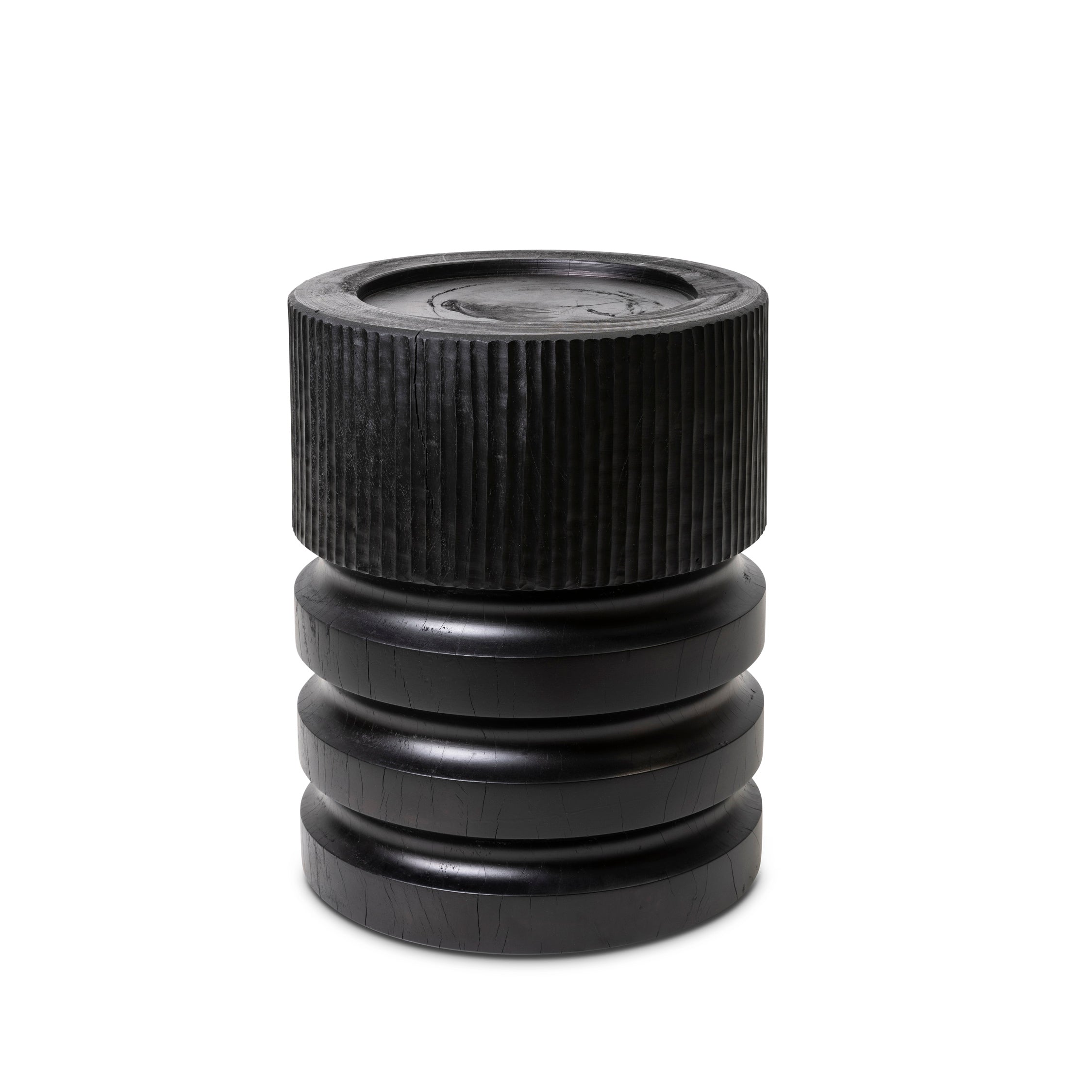 Vaal Leadwood Turned Side Table