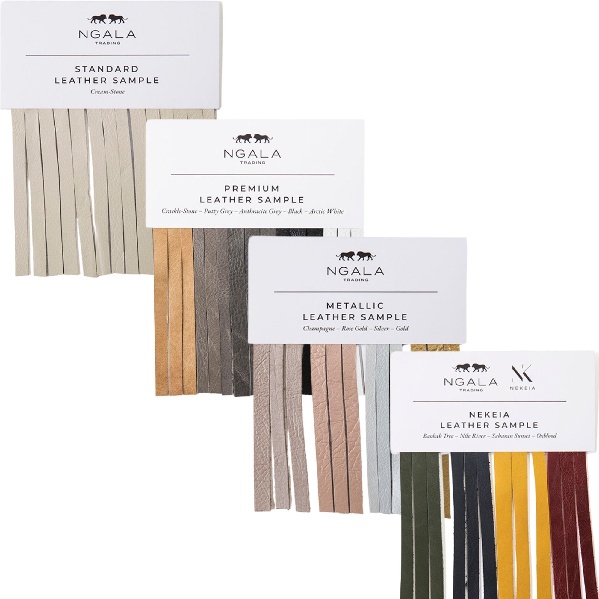 Ngala Trading Fringe Leather Samples
