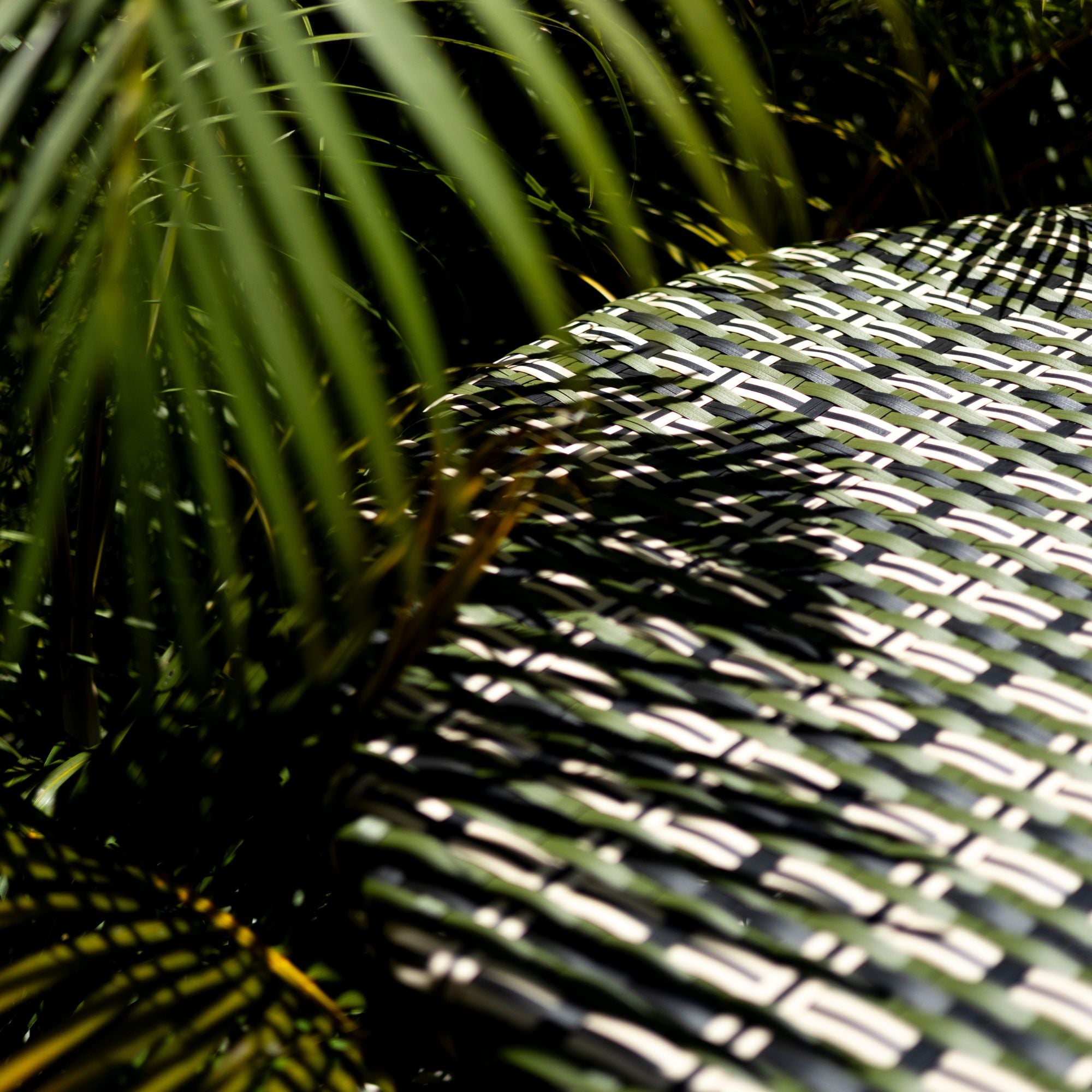 Woven Outdoor Dining Table - Palm