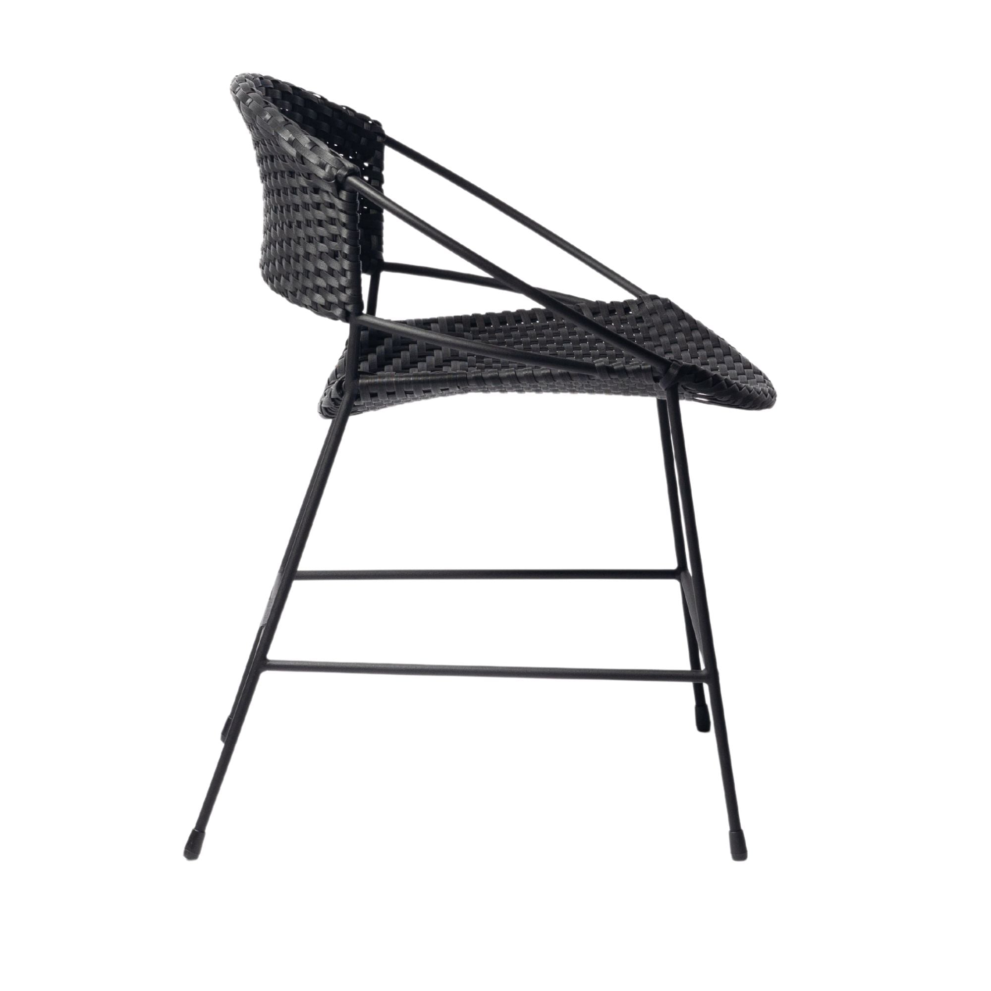 Woven Outdoor Dining Chair - Coal