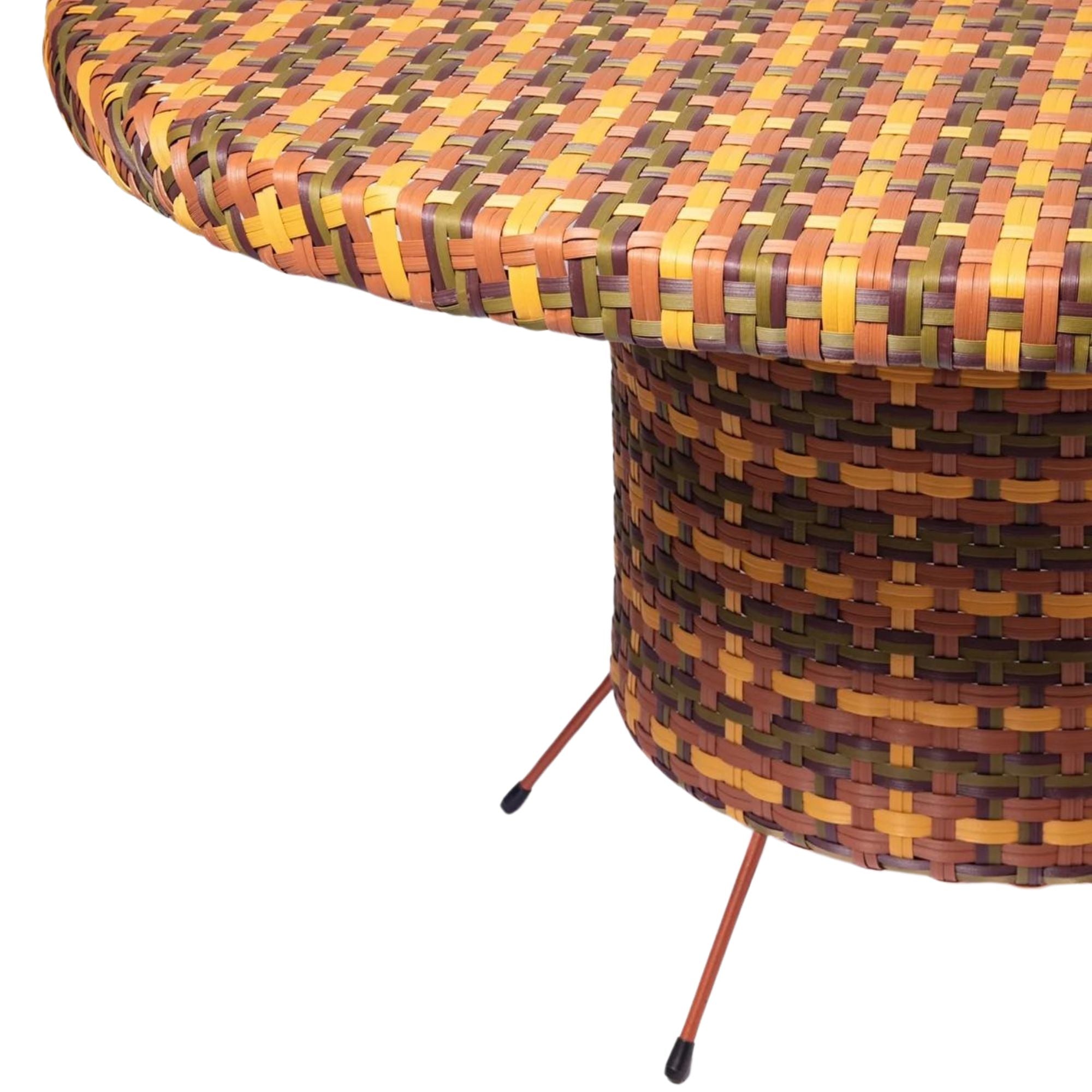 Woven Outdoor Dining Table - Spice