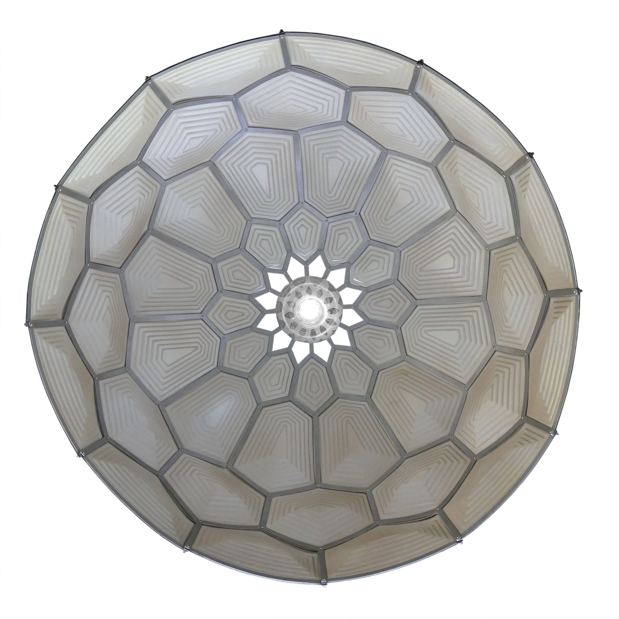 Turtle Dome Light - Embossed Pearl Leather