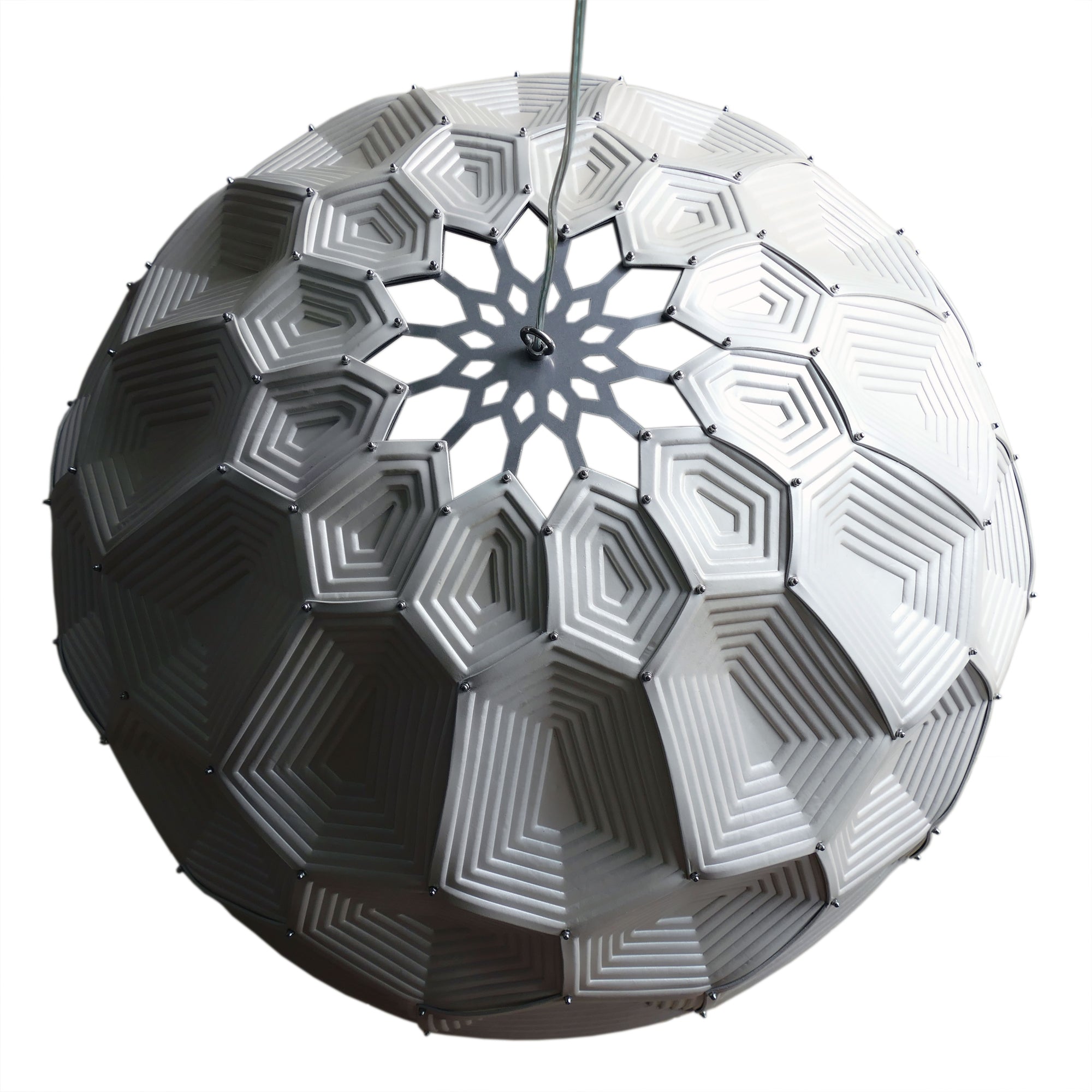 Turtle Dome Light - Embossed Pearl Leather