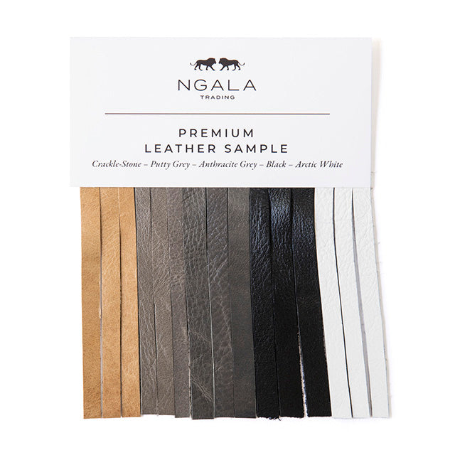 Nairobi Leather Pendant in Nickel Finish and Premium Leather