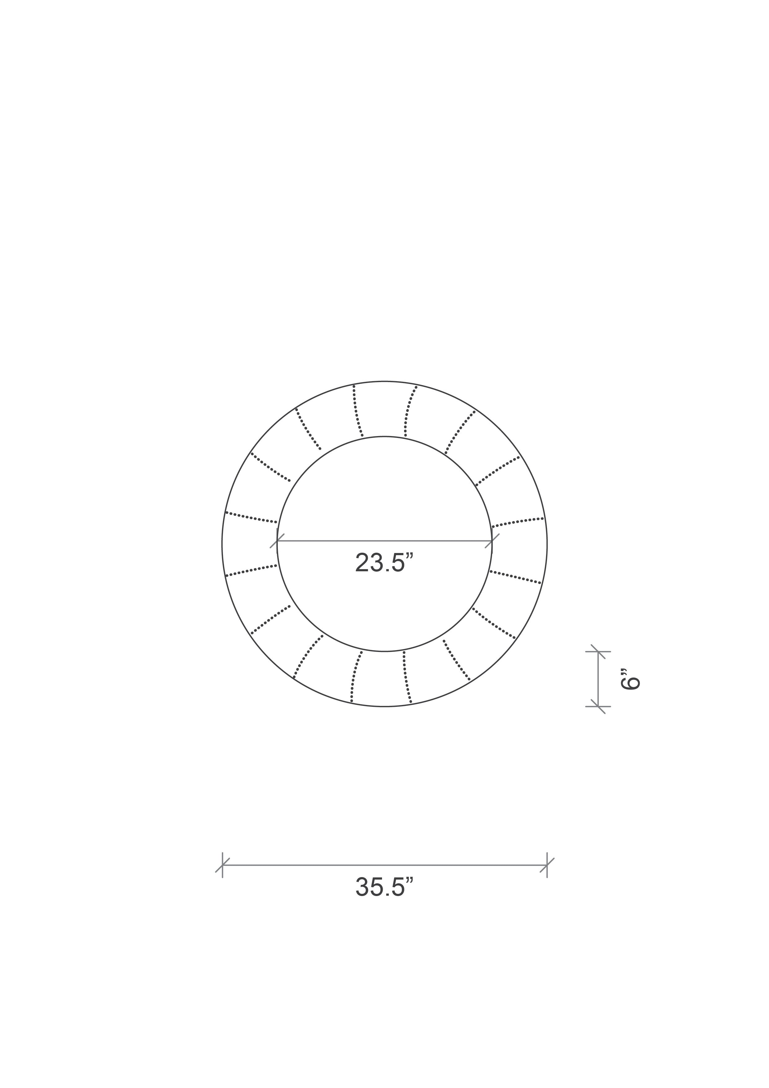 Ingulule Round Mirror