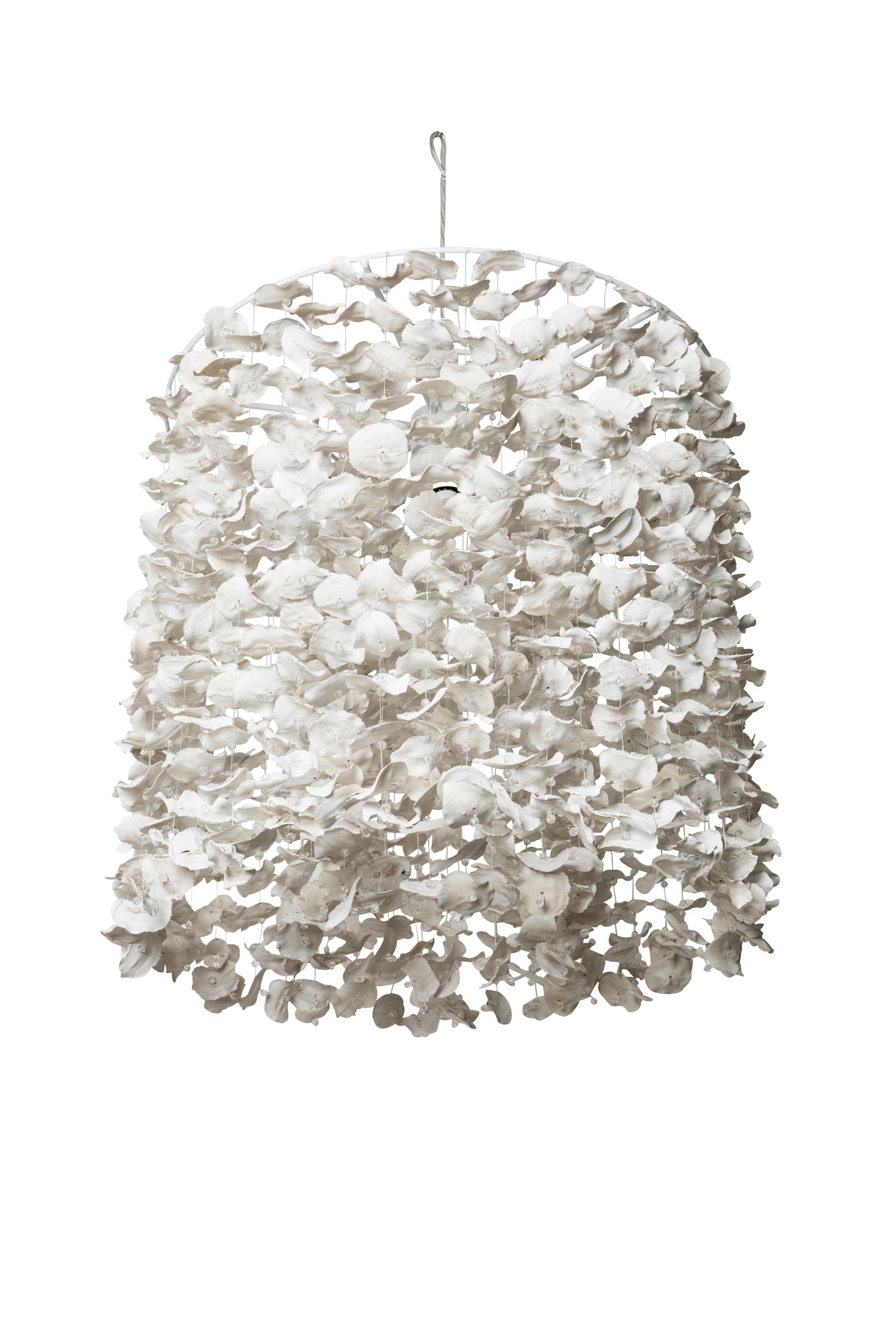 Round Snowflake Jacaranda Pod Chandelier