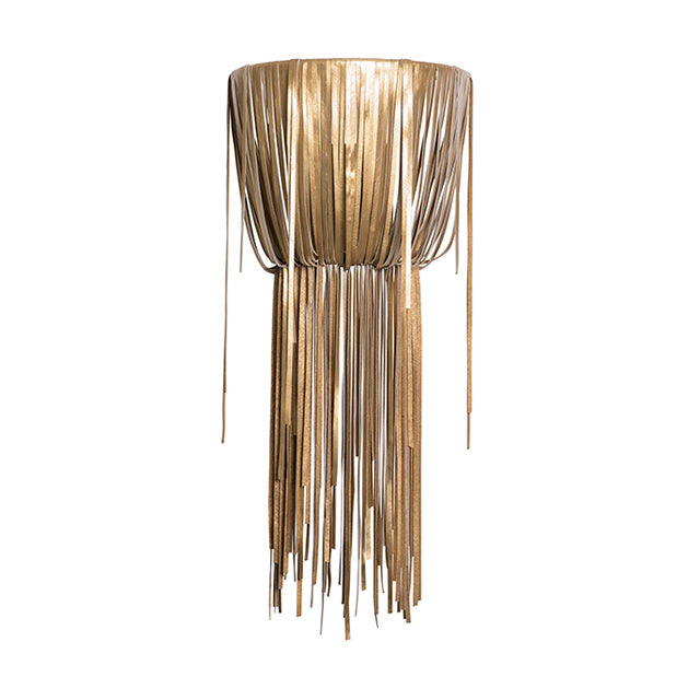 Urchin Wall Sconce - Metallic Leather