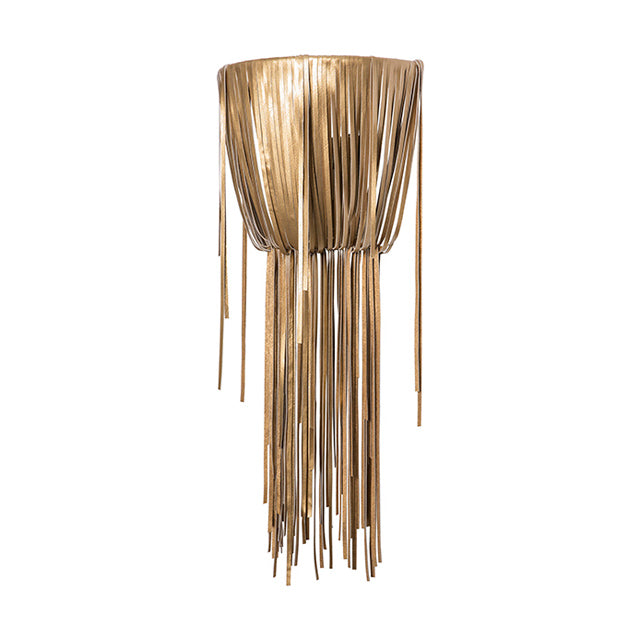 Urchin Wall Sconce - Metallic Leather