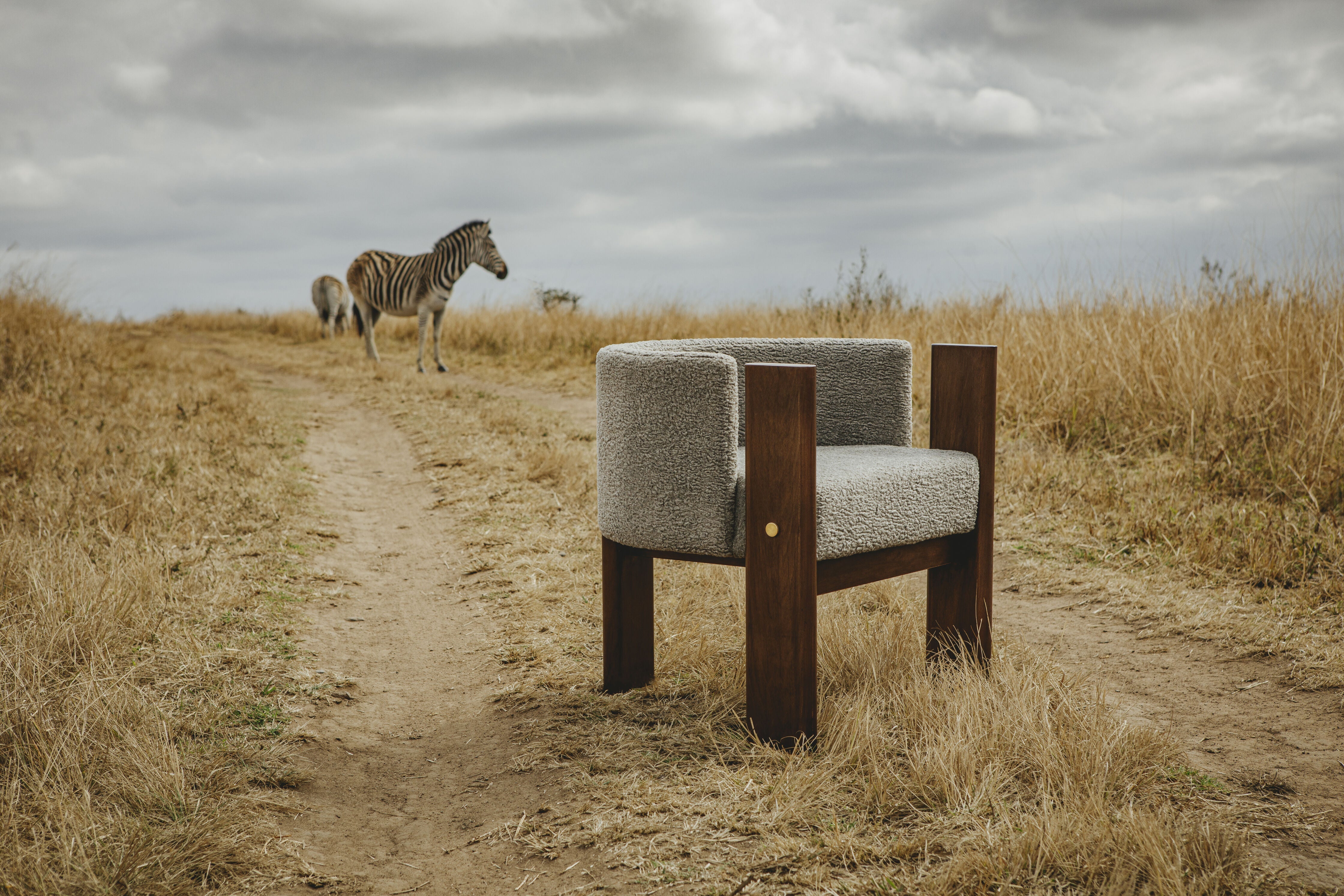 Malta Chair - Grey Boucle