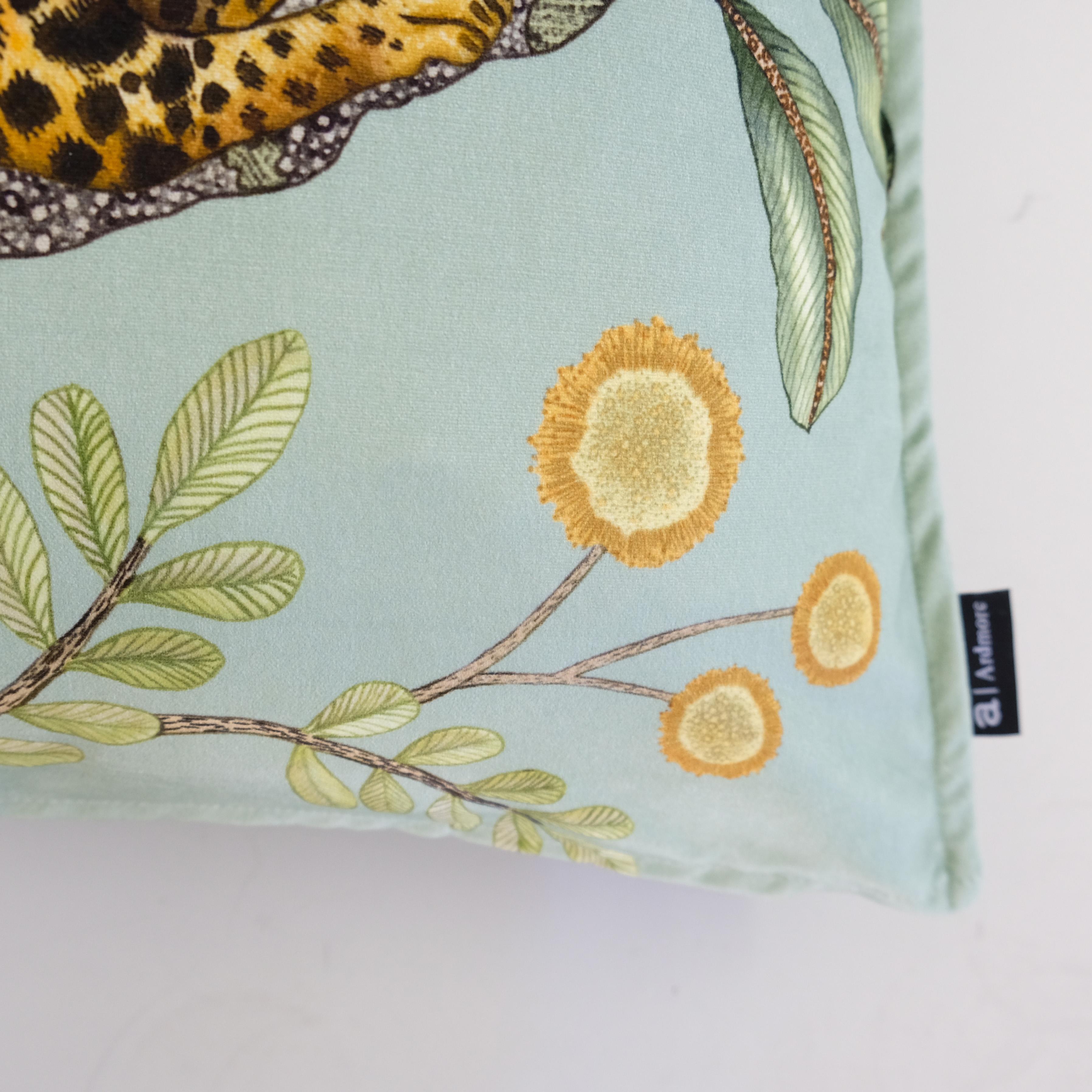 Camp Critters Pillow - Velvet - Delta