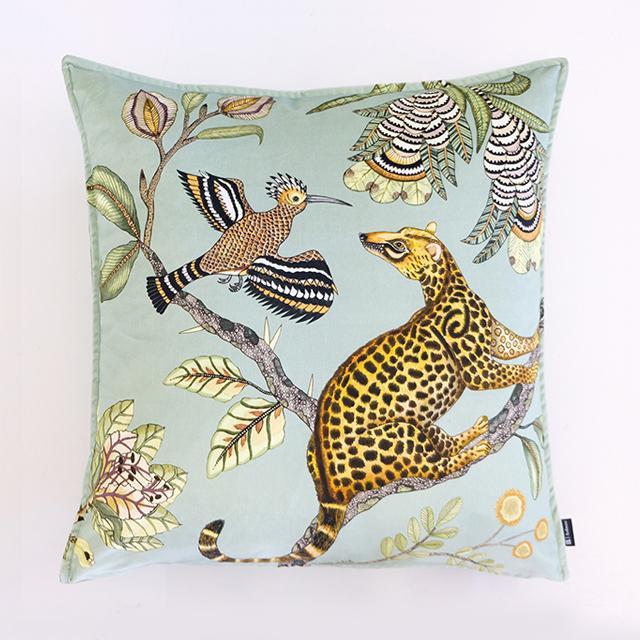 Camp Critters Pillow - Velvet - Delta