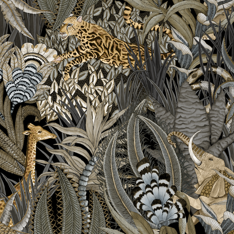 Sabie Forest Moonlight Velvet Fabric | NGALA Trading