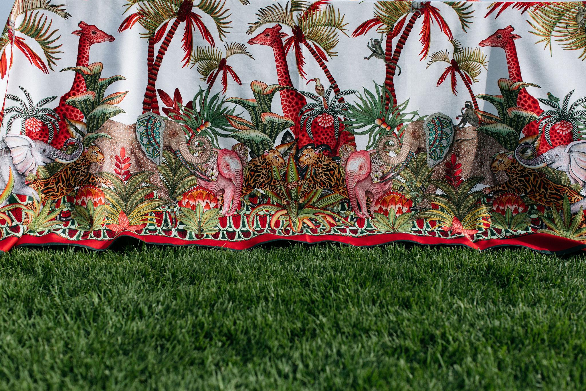 Palm Parade Tablecloth