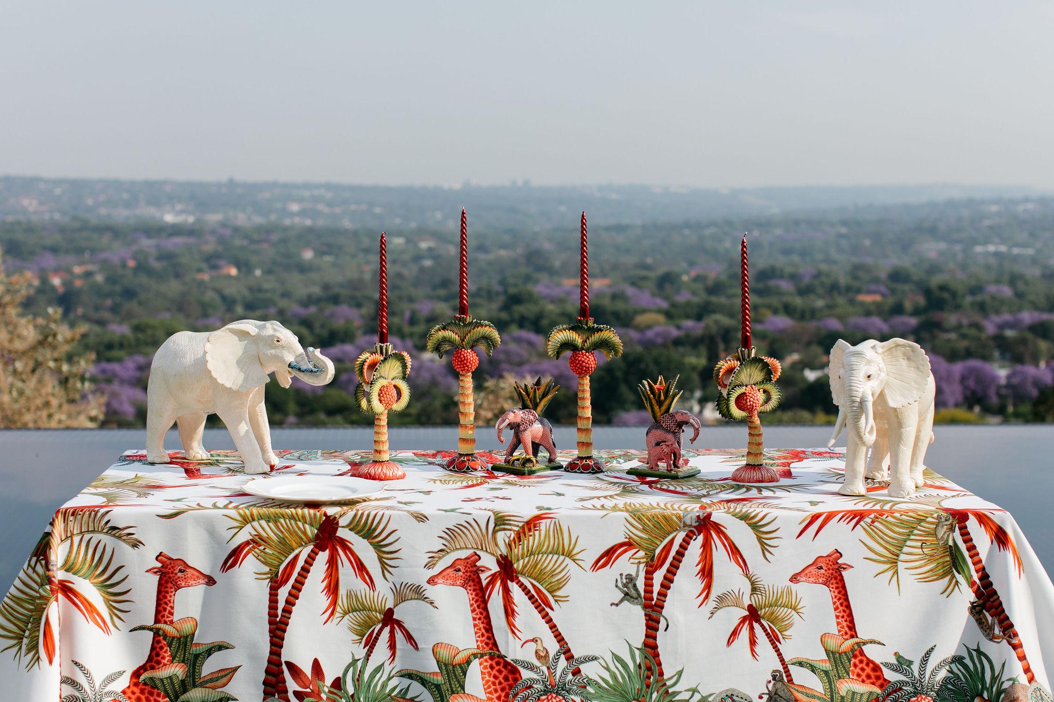 Palm Parade Tablecloth