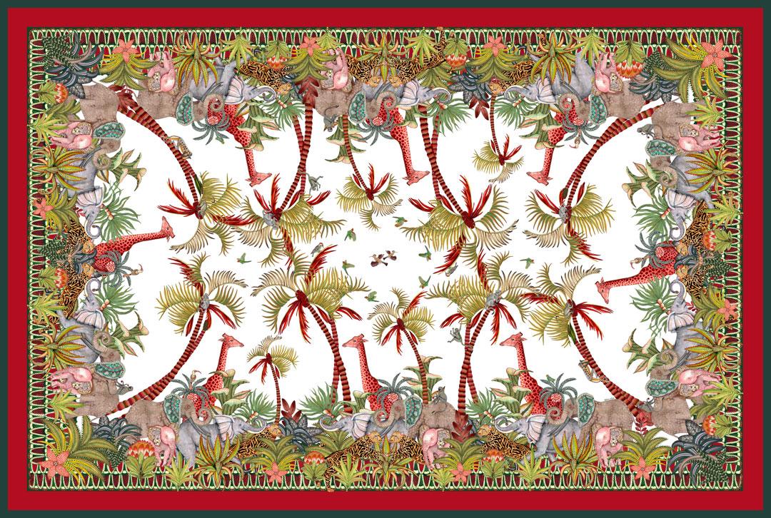 Palm Parade Tablecloth