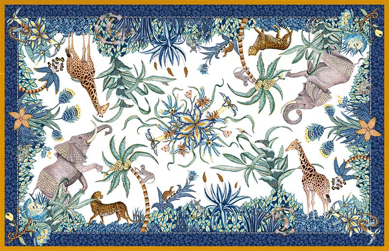 Sabie Forest Tablecloth - Tanzanite